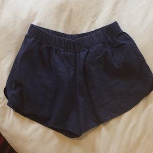 REFORMATION Linen Dolphin Short
